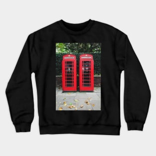 Telephone boxes, London England, UK Crewneck Sweatshirt